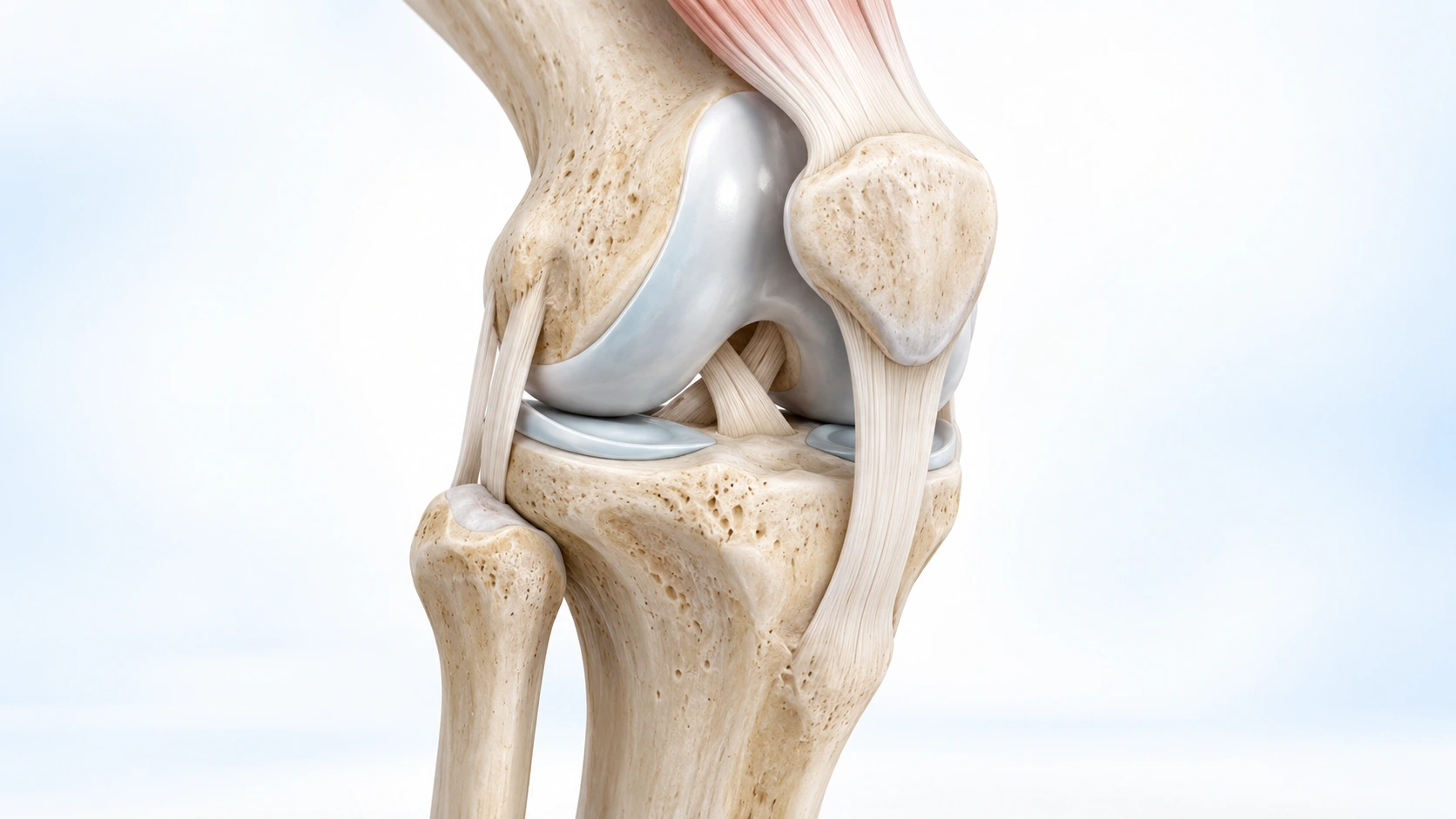 Anatomía de la rodilla en CGI